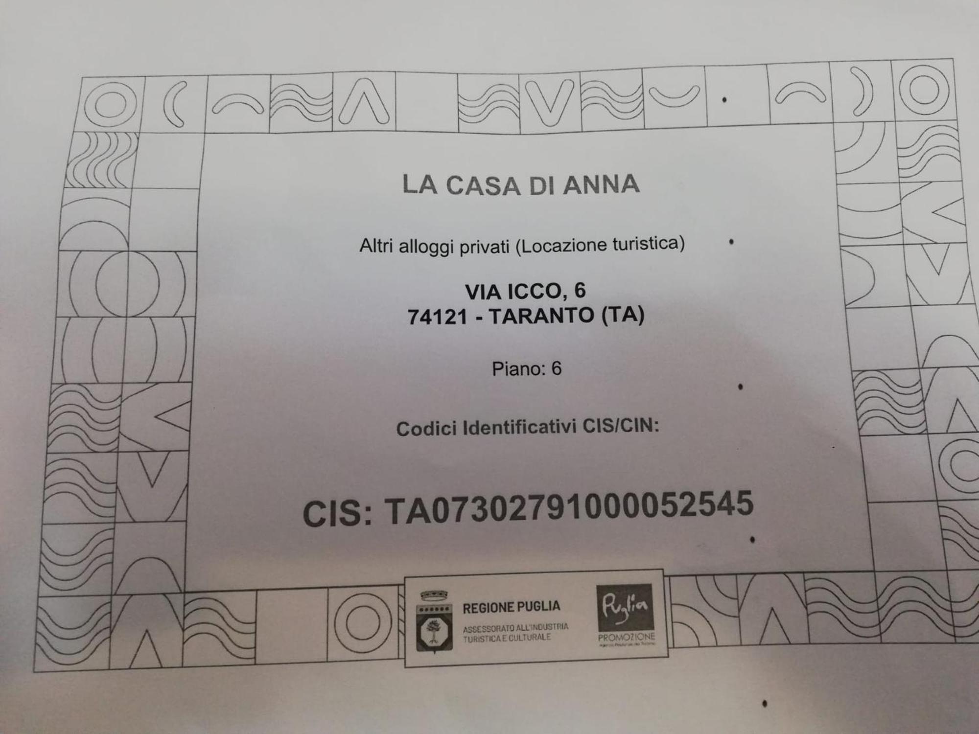 タラントLa Casa Di Annaアパートメント エクステリア 写真